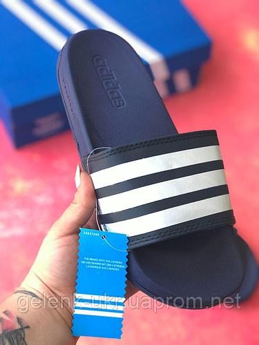Сланцы/шлепки Adidas /шлепанцы/ адидас/темно-синие