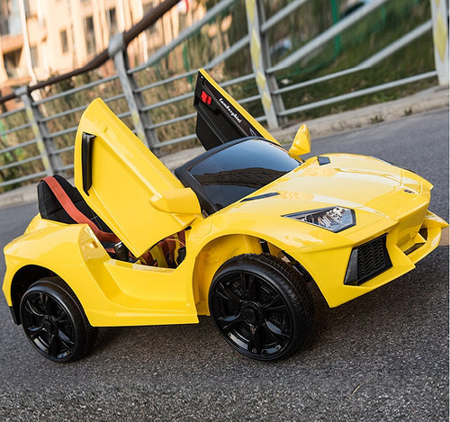 Детский электромобиль с пультом Lamborghini T-753 YELLOW