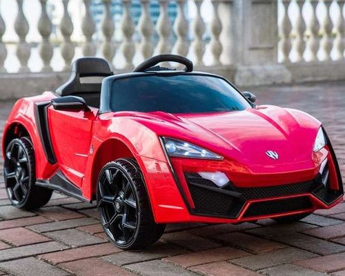 Детский электромобиль с пультом T-7623 Lykan HyperSport красный