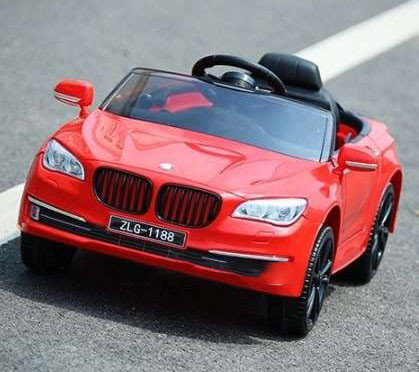 Детский электромобиль с пультом BMW T-7615 красный