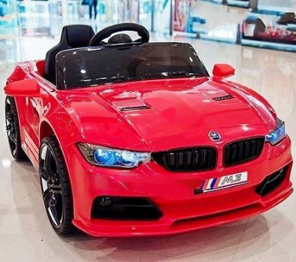 Детский электромобиль с пультом BMW T-7633 красная