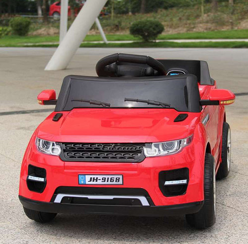 Детский электромобиль с пультом джип Land Rover T-7817 красный
