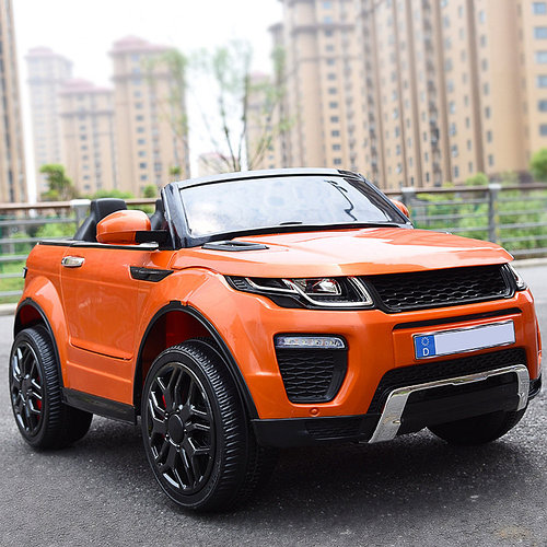 Детский электромобиль с пультом джип Land Rover T-7826 ORANGE