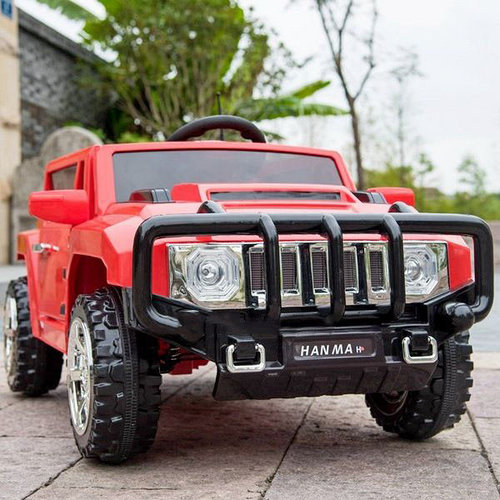 Детский электромобиль джип Hummer T-7836 Красный