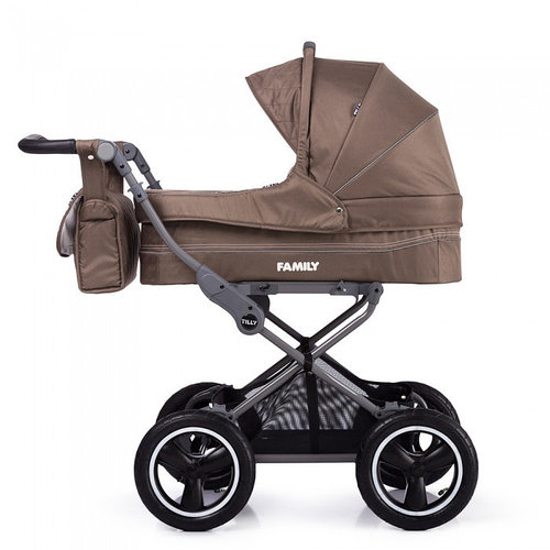Детская универсальная коляска с люлькой для детей с рождения TILLY Family T-181 Beige