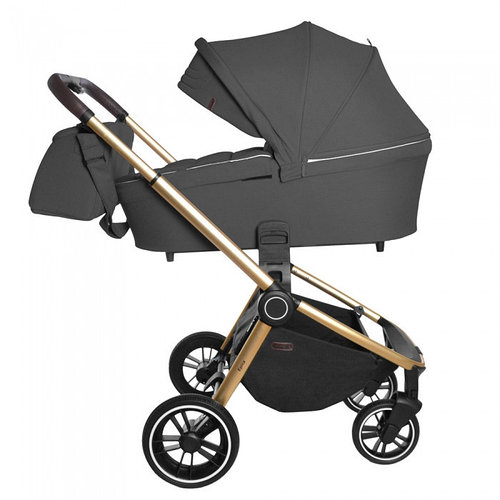 Коляска универсальная для новорожденных CARRELLO Epica CRL-8510 (2in1) Iron Grey +дождевик