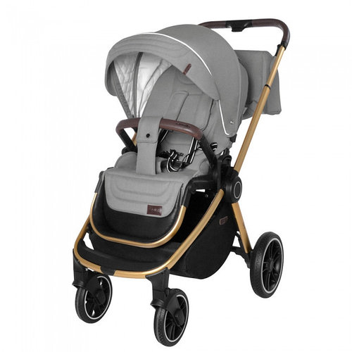 Коляска универсальная для детей с рождения CARRELLO Epica CRL-8510 (2in1) Silver Grey +дождевик