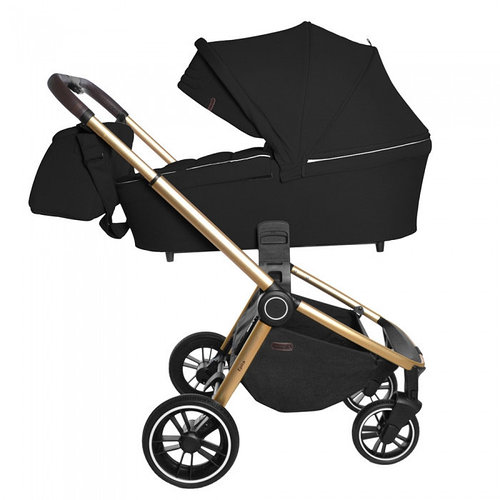 Коляска универсальная 3 в 1 с надувными колесами CARRELLO Epica CRL-8511 Space Black +дождевик