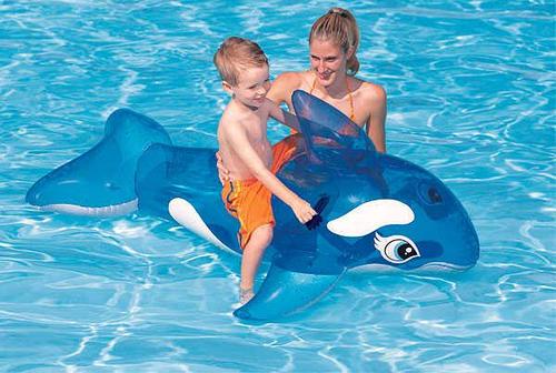 Intex Плотик 58523 NP "Касатка" (6) размером 152х114см, от 3-х лет