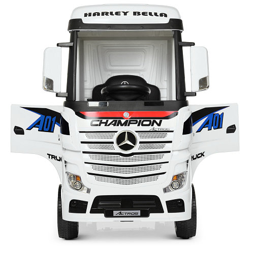 Детский электромобиль-фура- грузовик Mercedes-Benz Actros M 4208EBLR-1 Белый