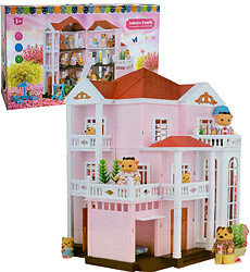 Большой дом со светом (аналог Sylvanian Families) арт. 1513
