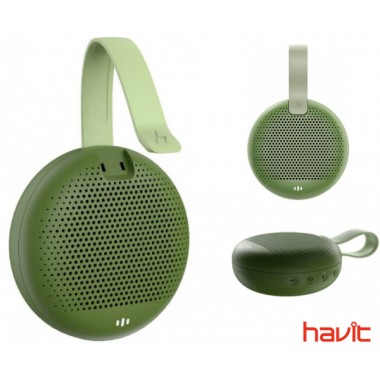Водонепроницаемая портативная колонка HAVIT HAKII MARS green (25597)