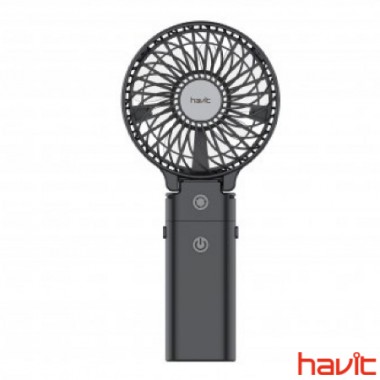 Вентилятор с Power Bank HAVIT HV-H1200 портативный трехскоростной черный (25625)