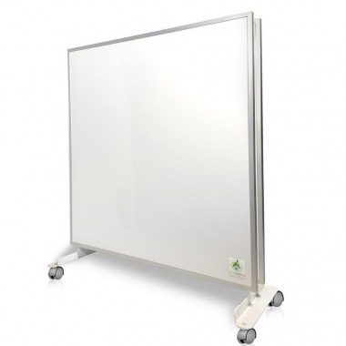 Биоконвектор - керамический обогреватель Ecoteplo DUO 1000 W на 20 кв.м. с трехсторонним обогревом, терморегулятором и ножками в комплекте, белый