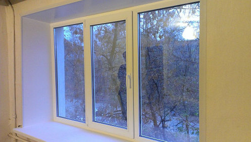 Окно трехстворчатое OpenTeck 70 недорого 2,1м * 1,4