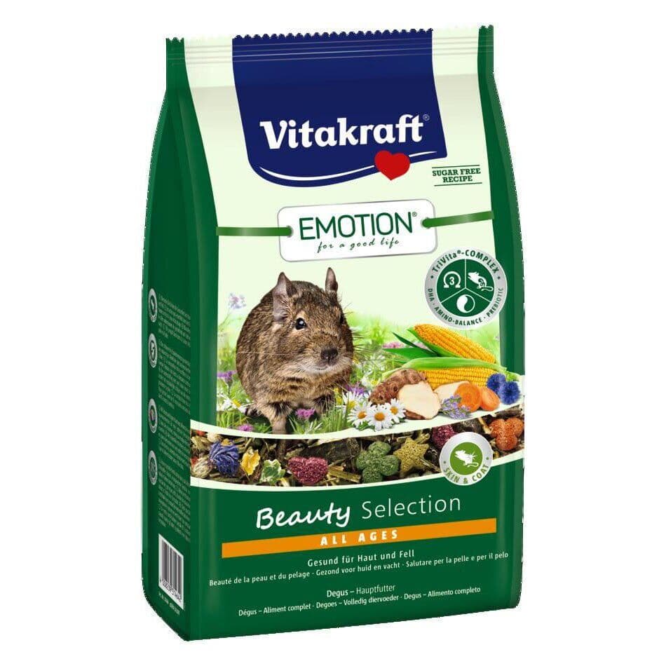 Смешанный корм для дегу Vitakraft «Emotion Beauty Selection» 600 г (для кожи и шерсти)