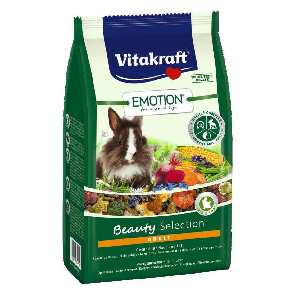 Смешанный корм для кроликов Vitakraft «Emotion Beauty Selection» (для кожи и шерсти)