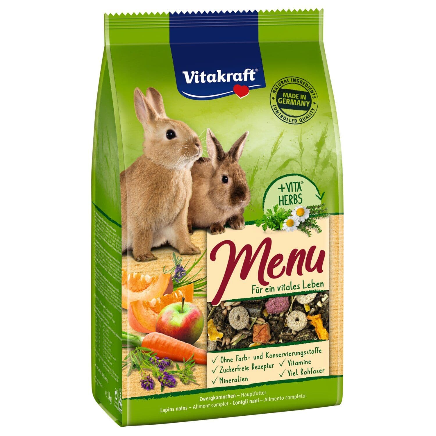Смешанный корм для кроликов Vitakraft «Premium Menu Vital»