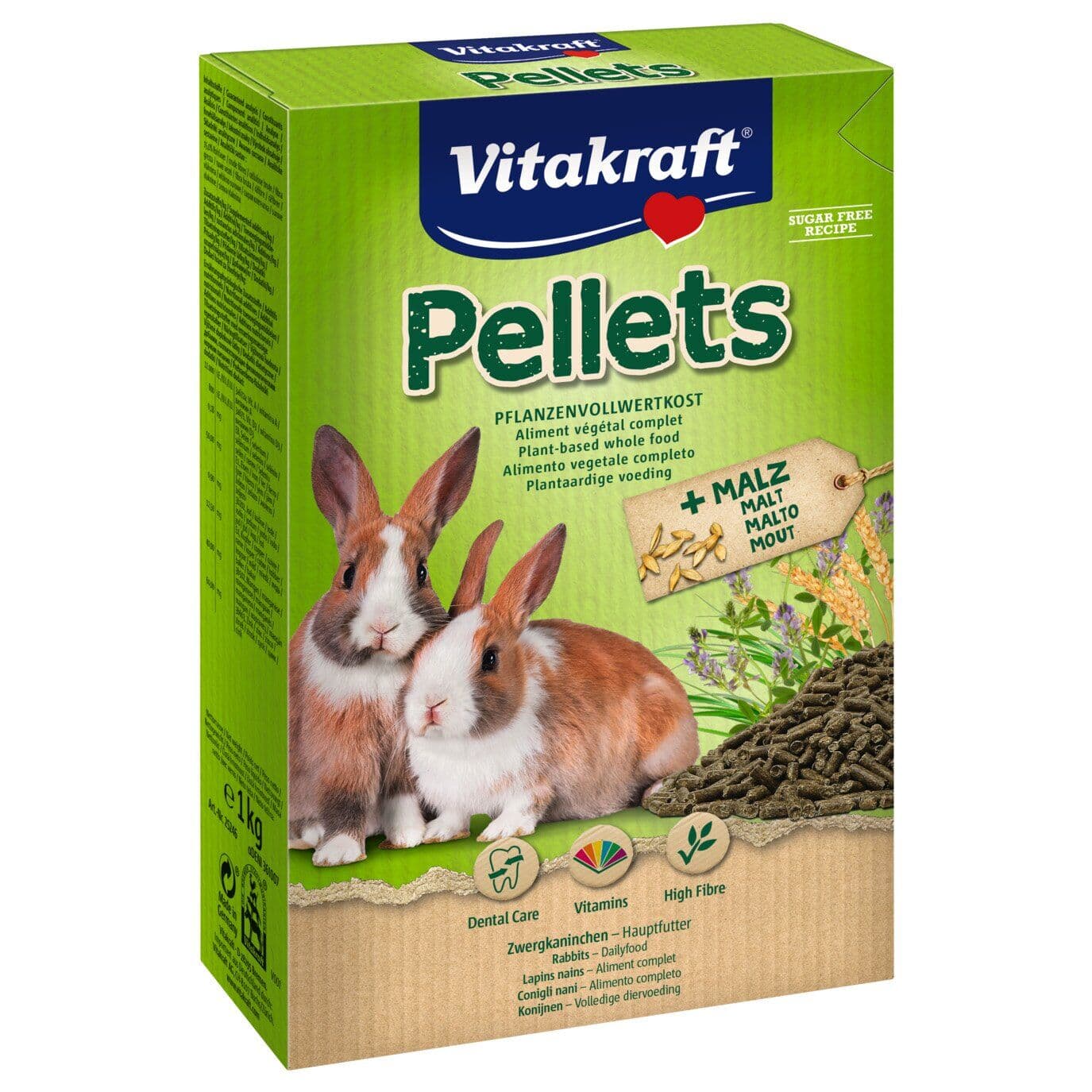 Гранулированный корм для кроликов Vitakraft «Pellets» 1 кг