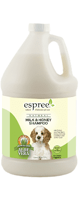 Шампунь ESPREE Milk' Honey Shampoo восстанавливающий шампунь для длинношерстных собак 3,79л