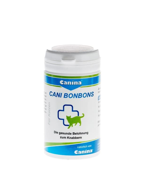 Витаминизированное лакомство Canina Cani-Bonbon для улучшения пищеварения, для кошек, 100 шт. (50 г)