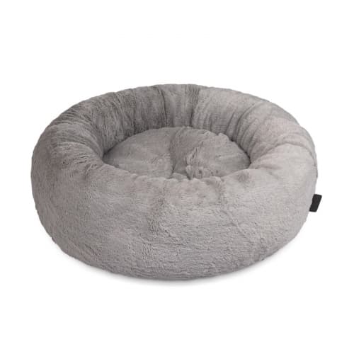 Мягкий лежак Pet Fashion SOFT плюшевый серый