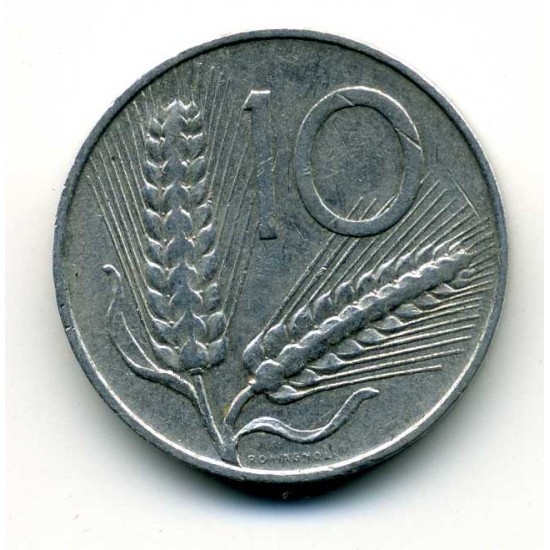 10 Лир, Итальянская Республика, 1951 год