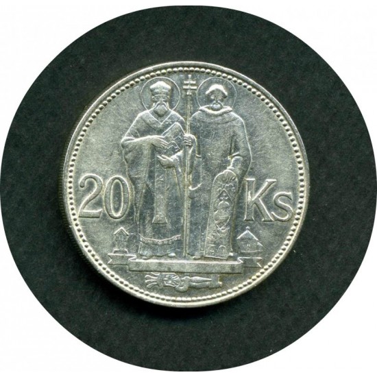 20 крон, Серебро, Словацкая Республика, 1941 год