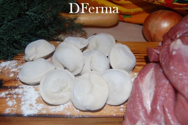 Пельмени из индейки