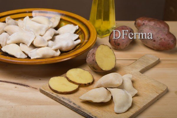 Вареники с картофелем и луком
