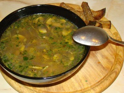 Грибной картофельный суп