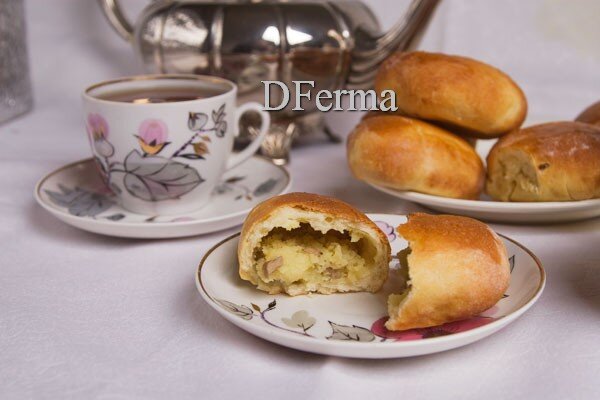 Пирожки с картофелем и грибами