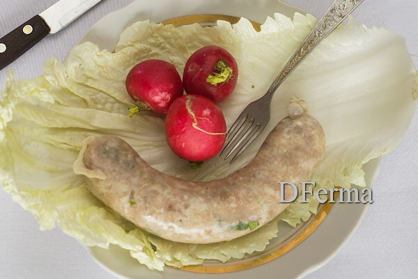 Колбаски-купаты из индейки