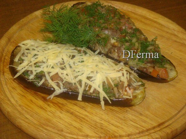 Баклажан фаршированный мясом