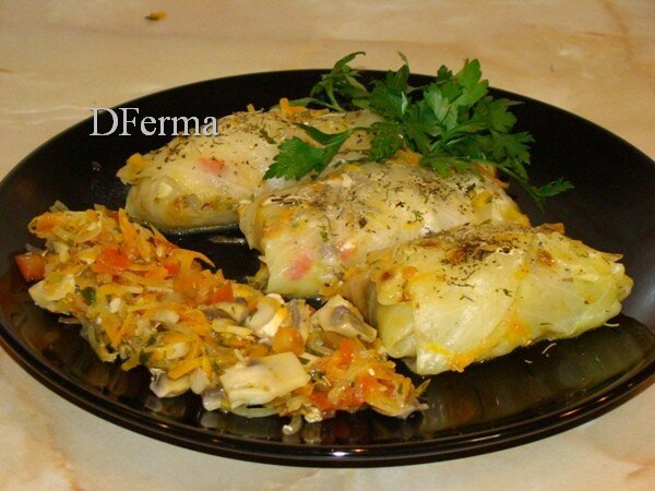 Голубцы с овощами