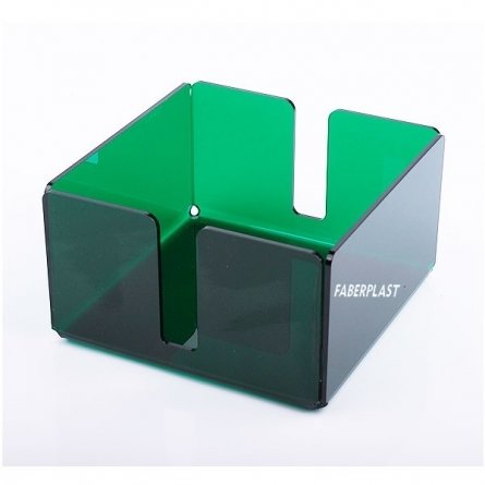 ACRYLIC PLEXIGLAS NAPKIN HOLDER GREEN