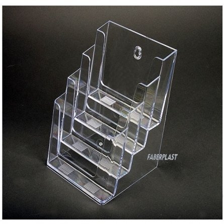 Acrylic Brochure Holder A5 vertical (4 holders)