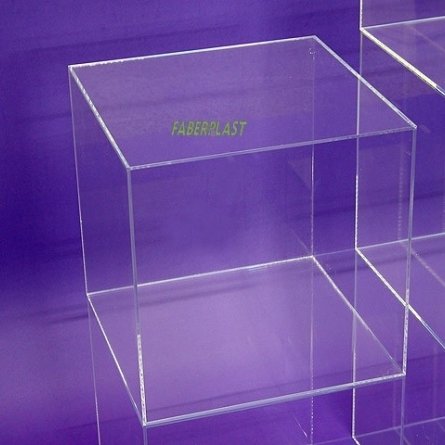 Acrylic plexiglas display cube WURFEL