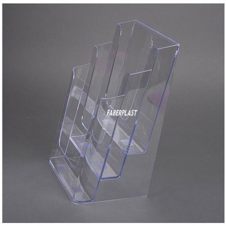 Acrylic Brochure Holder A4 vertical position (3 pockets)