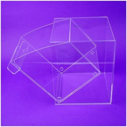 Acrylic plexiglas box FOLDING