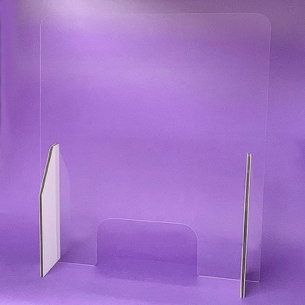 Perspex protective screen MODEL L