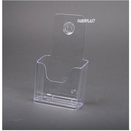 ACRYLIC BROCHURE HOLDER 1/3 A4 VERTICAL (DESKTOP/WALL)