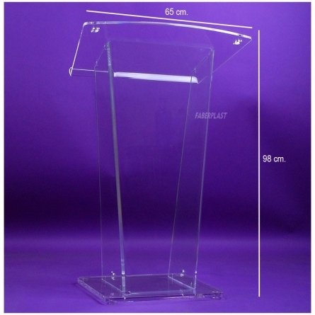 Acrylic plexiglas lectern DYANA MINI