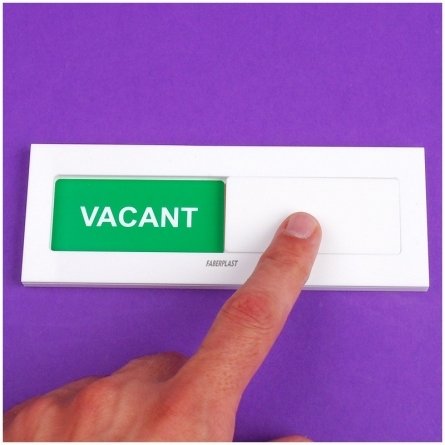 Acrylic Plexiglas Sign OCCUPIED - VACANT