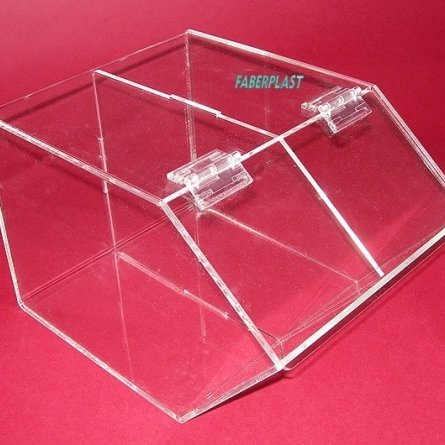 Acrylic plexiglas food box DUO
