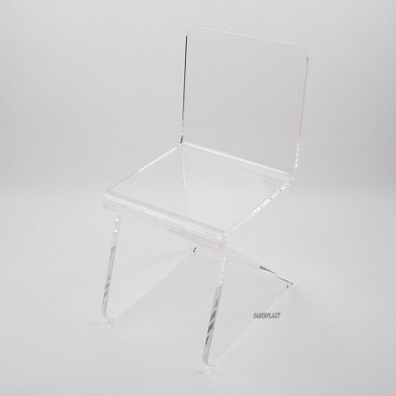 ACRYLIC PLEXIGLAS CHAIR (PERSPEX — PMMA) “ZENA”