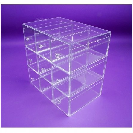 ACRYLIC PLEXIGLAS 9 DRAWERS FURNITURE SAIMON