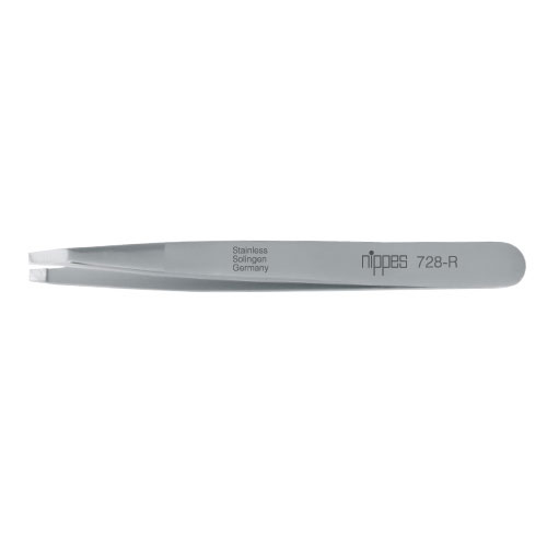 Nippes Пинцет косметический прямой, нержавеющий, 9,5см, арт. 728 R