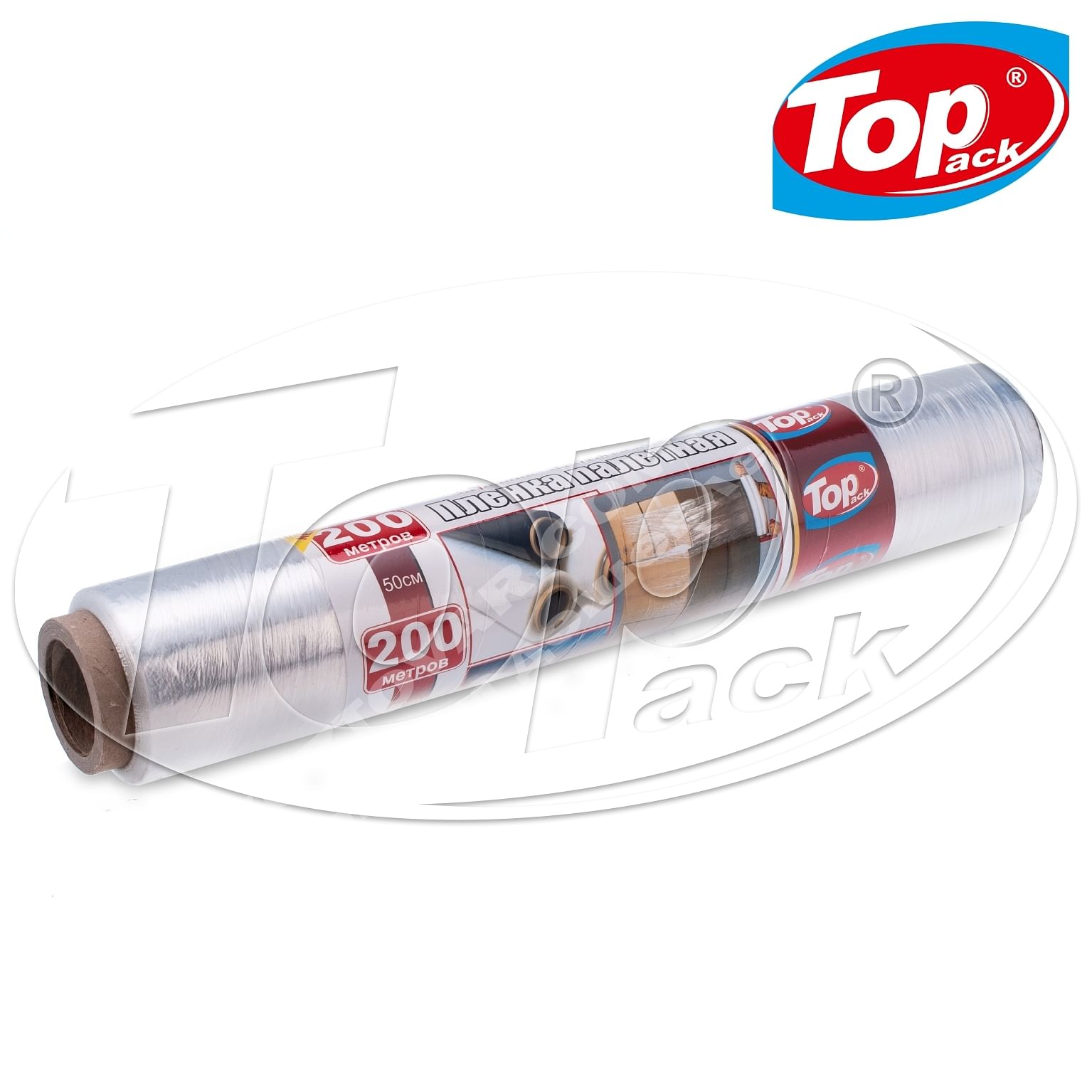 Пленка стрейч палетная 50см/200 17мкм (1,6кг.) Top pack