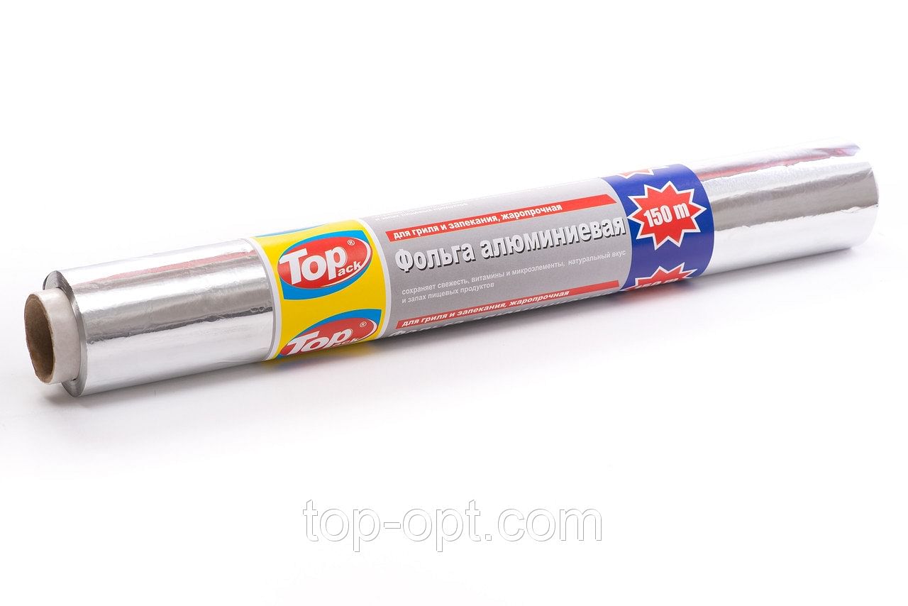 Фольга алюминиевая 44см/150м 1300гр Top pack